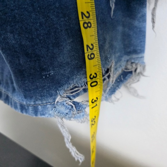 Carhartt Dungaree Fit Carpenter Jeans Mens 41x31 Blue Denim Work Pants 382-83 - Picture 8 of 10